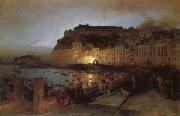 Fireworks in Naples Oswald achenbach